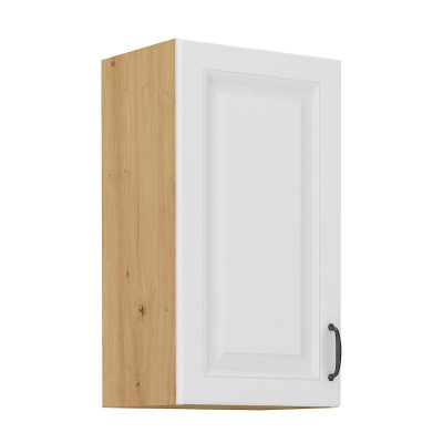 Küchenhängeschrank SOPHIA – Breite 40 cm, weiß / Artisan-Eiche