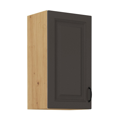 Küchenhängeschrank SOPHIA – Breite 40 cm, dunkelgrau / Artisan-Eiche