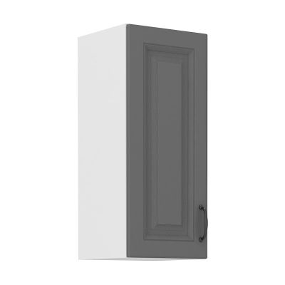 Küchenhängeschrank SOPHIA – Breite 30 cm, grau / weiß