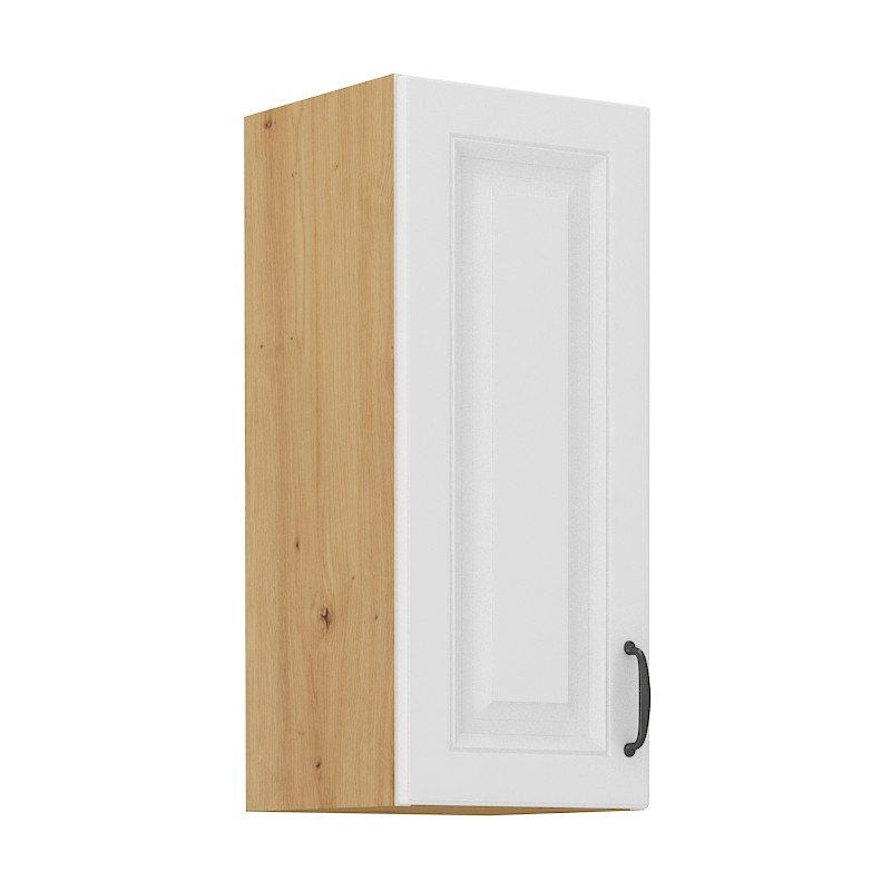 Küchenhängeschrank SOPHIA – Breite 30 cm, weiß / Artisan-Eiche