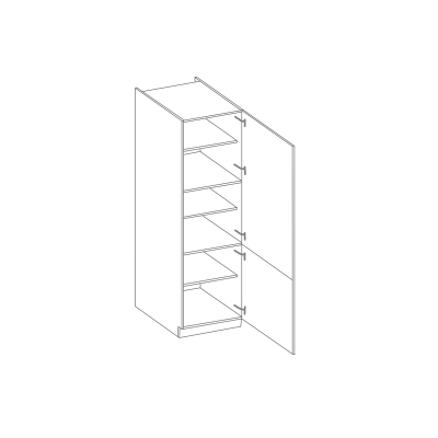 Lebensmittelschrank SOPHIA – Breite 60 cm, grau/weiß