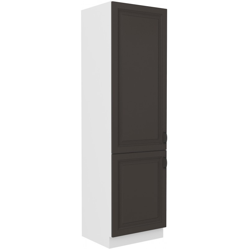 Lebensmittelschrank SOPHIA – Breite 60 cm, dunkelgrau/weiß