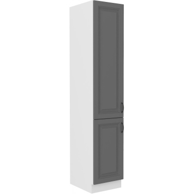 Lebensmittelschrank SOPHIA – Breite 40 cm, grau/weiß