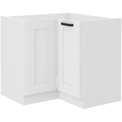 Unterer Eckschrank LAILI – 89x89 cm, Weiß