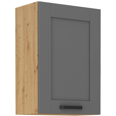 Küchenhängeschrank LAILI – Breite 50 cm, grau / Artisan-Eiche