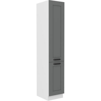 Lebensmittelschrank LAILI – Breite 40 cm, grau/weiß