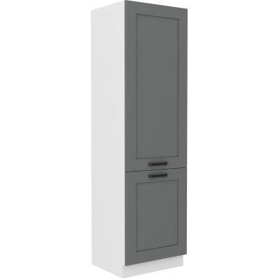 Lebensmittelschrank LAILI – Breite 60 cm, grau/weiß