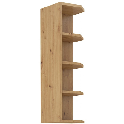 Hoher Eckschrank LAILI – Breite 30 cm, Eiche Artisan