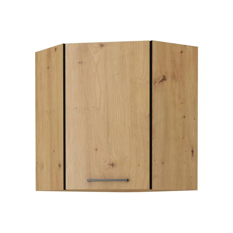 Oberer Eckschrank MALILA – 58x58 cm, Artisan-Eiche