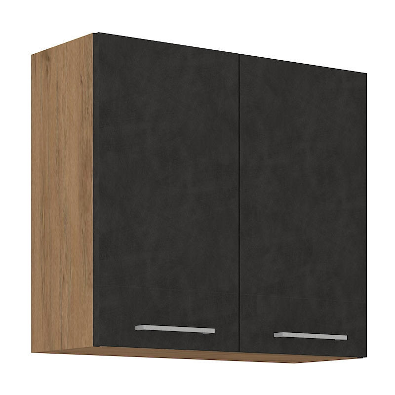 Küchenhängeschrank VANYA – Breite 80 cm, Matera / Lancelot-Eiche