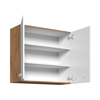 Küchenhängeschrank VANYA – Breite 80 cm, Matera / Lancelot-Eiche