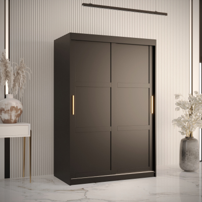 Kleiderschrank RAISA 1 – Breite 120 cm, schwarz