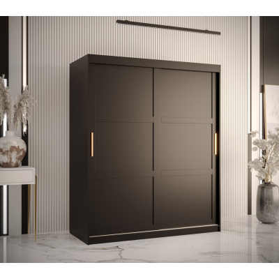 Kleiderschrank RAISA 1 – Breite 150 cm, schwarz