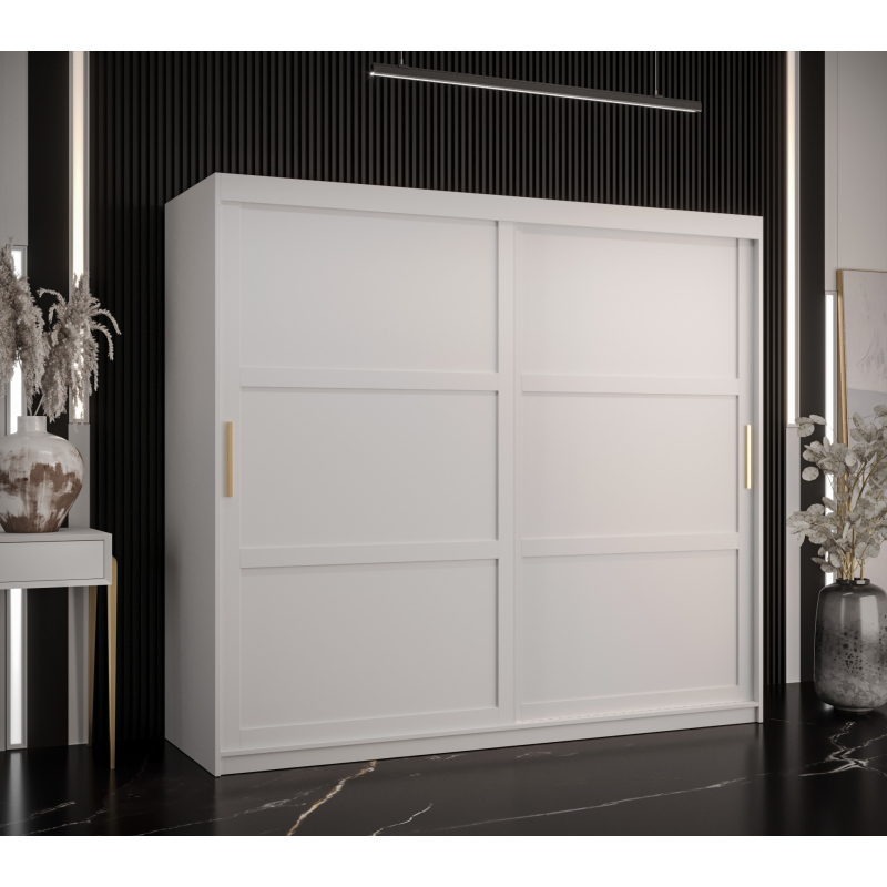 Kleiderschrank RAISA 1 – Breite 200 cm, weiß