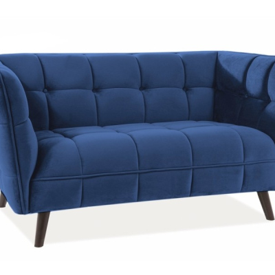 Zweisitzer-Sofa SCARLET 2 – blau