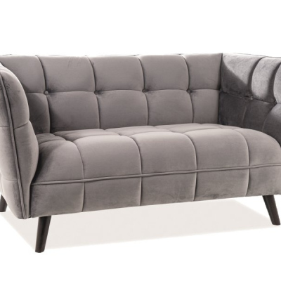 Zweisitzer-Sofa SCARLET 2 – grau