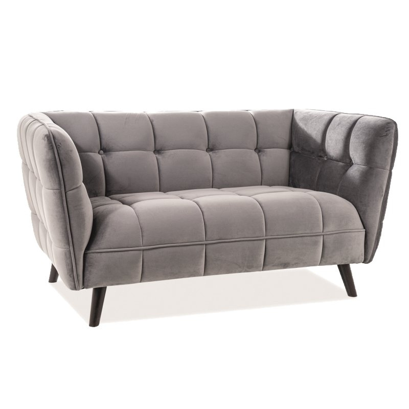 Zweisitzer-Sofa SCARLET 2 – grau