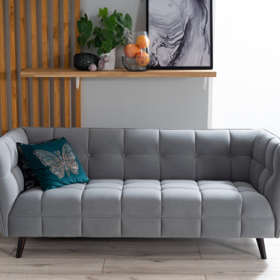 Dreisitziges Sofa SCARLET 3 – gelb