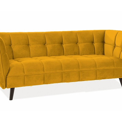 Dreisitziges Sofa SCARLET 3 – gelb