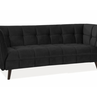 Dreisitziges Sofa SCARLET 3 – schwarz