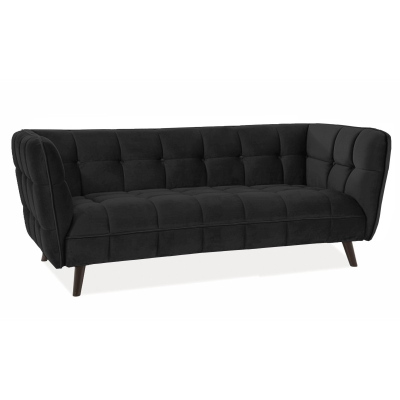 Dreisitziges Sofa SCARLET 3 – schwarz