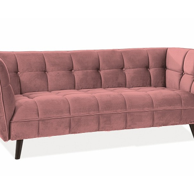 Dreisitziges Sofa SCARLET 3 – rosa