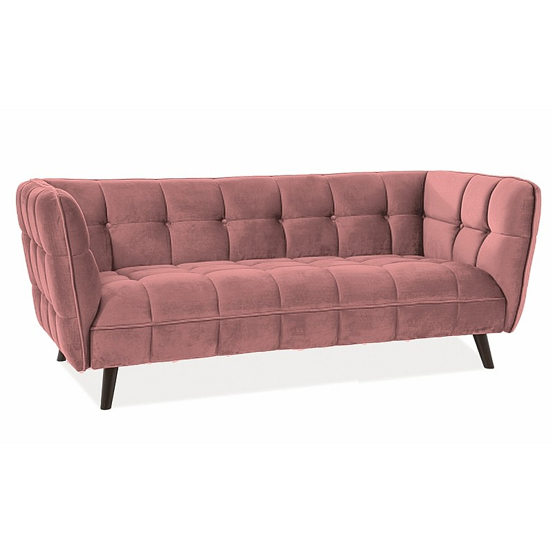 Dreisitziges Sofa SCARLET 3 – rosa