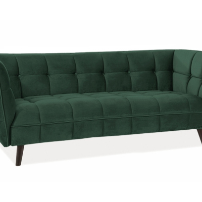 Dreisitziges Sofa SCARLET 3 – dunkelgrün