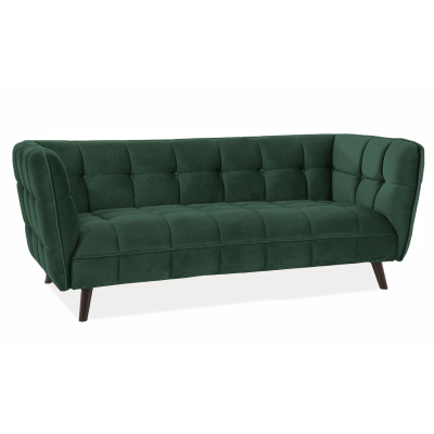 Dreisitziges Sofa SCARLET 3 – dunkelgrün