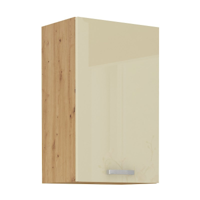 Küchenhängeschrank ADARA – Breite 45 cm, Creme / Artisan-Eiche