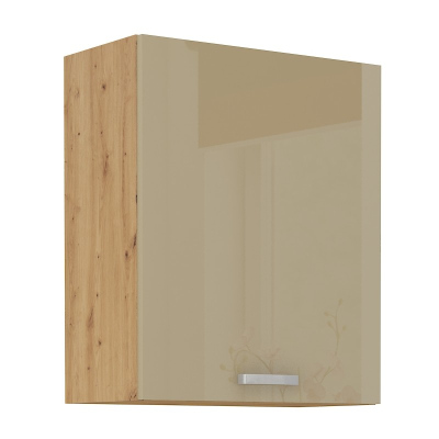 Küchenhängeschrank ADARA – Breite 60 cm, Cappuccino / Artisan-Eiche