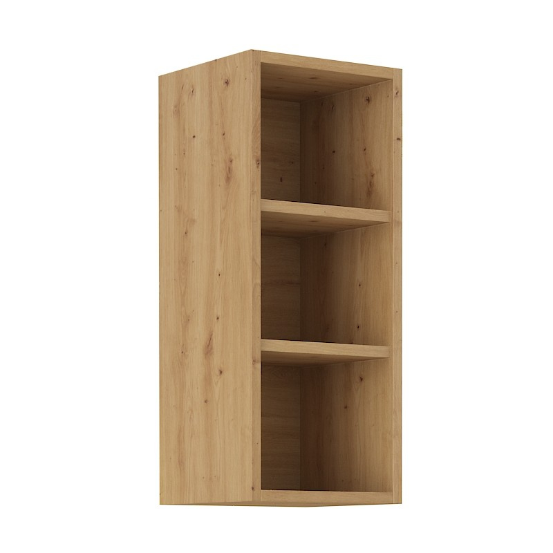 Offener Oberschrank ADARA – Breite 30 cm, Artisan-Eiche