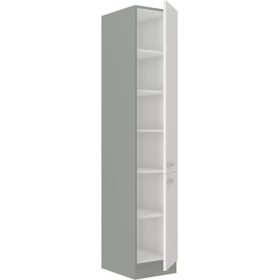 Lebensmittelschrank ADARA – Breite 40 cm, creme / Eiche Artisan