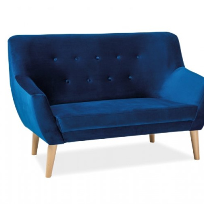 Zweisitzer-Sofa NIKOLINA – blau