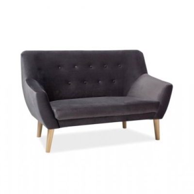 Zweisitzer-Sofa NIKOLINA – grau