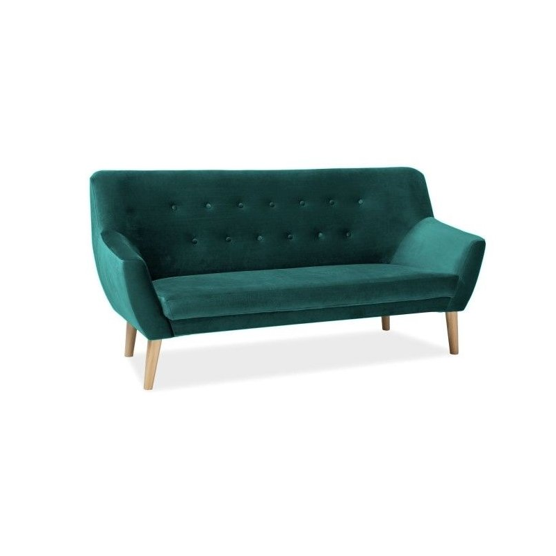 Dreisitziges Sofa NIKOLINA – grün