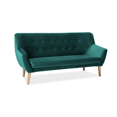 Dreisitziges Sofa NIKOLINA – grün