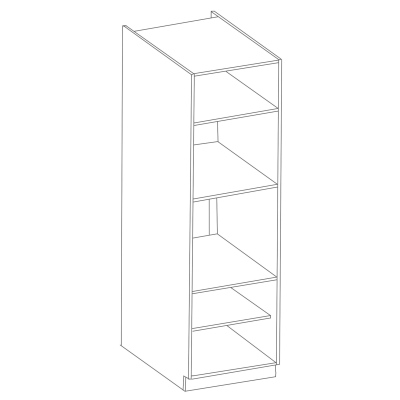 Einbaugeräteschrank ADARA – Breite 60 cm, Weiß / Eiche Artisan