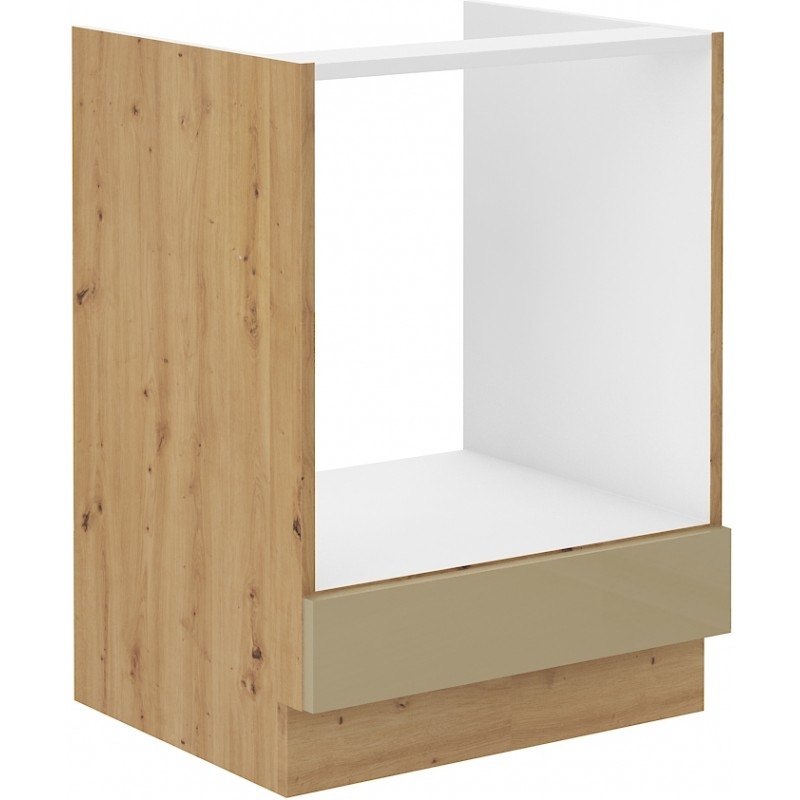 Herdschrank ADARA – Breite 60 cm, Cappucino / Eiche Artisan