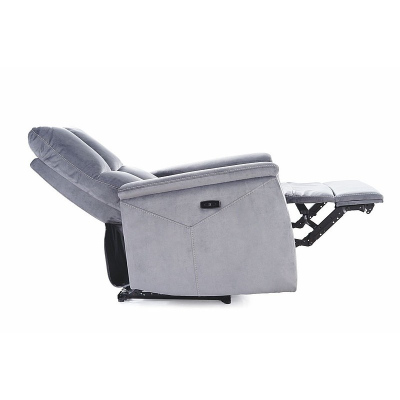 Verstellbarer Massagesessel JEAN – grau