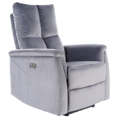 Verstellbarer Massagesessel JEAN – grau