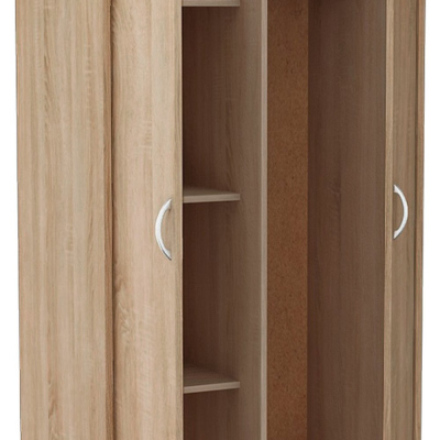 Zweitüriger Kleiderschrank SIMELA – Breite 85 cm, Sonoma-Eiche