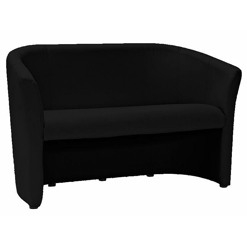 Zweisitzer-Sofa SINDY 1 – schwarz