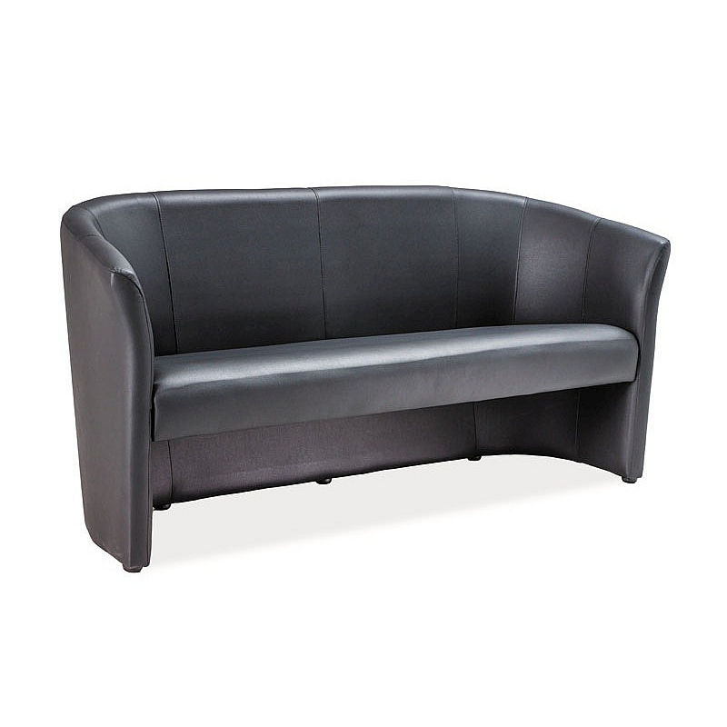 Dreisitziges Sofa SINDY 1 – schwarz