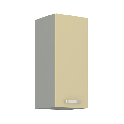 Küchenhängeschrank ULLERIKE – Breite 30 cm, Creme / grau