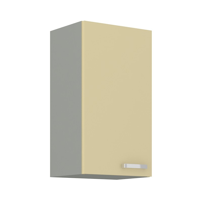 Küchenhängeschrank ULLERIKE – Breite 40 cm, Creme / grau