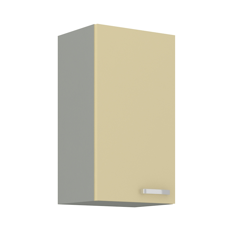 Küchenhängeschrank ULLERIKE – Breite 45 cm, Creme / grau