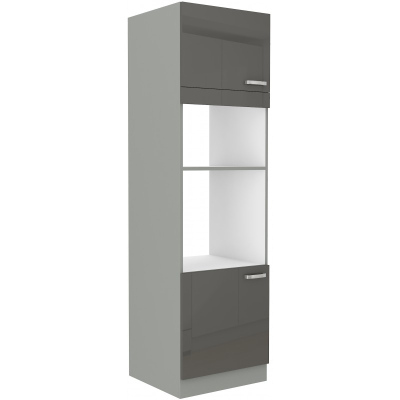 Einbaugeräteschrank ULLERIKE – Breite 60 cm, Grau