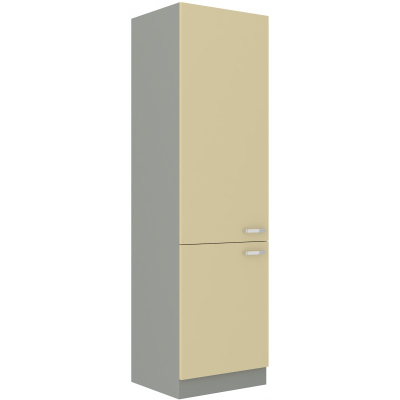 Lebensmittelschrank ULLERIKE – Breite 60 cm, creme/grau