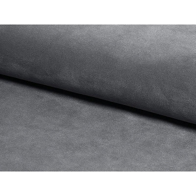 Gepolstertes Doppelbett VIZMA – 160 x 200 cm, Grau